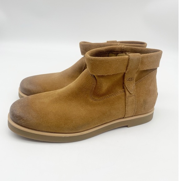 New! UGG Australia Josefene Cuff Suede Ankle Boot Chestnut Sz 7.5 - Picture 8 of 13